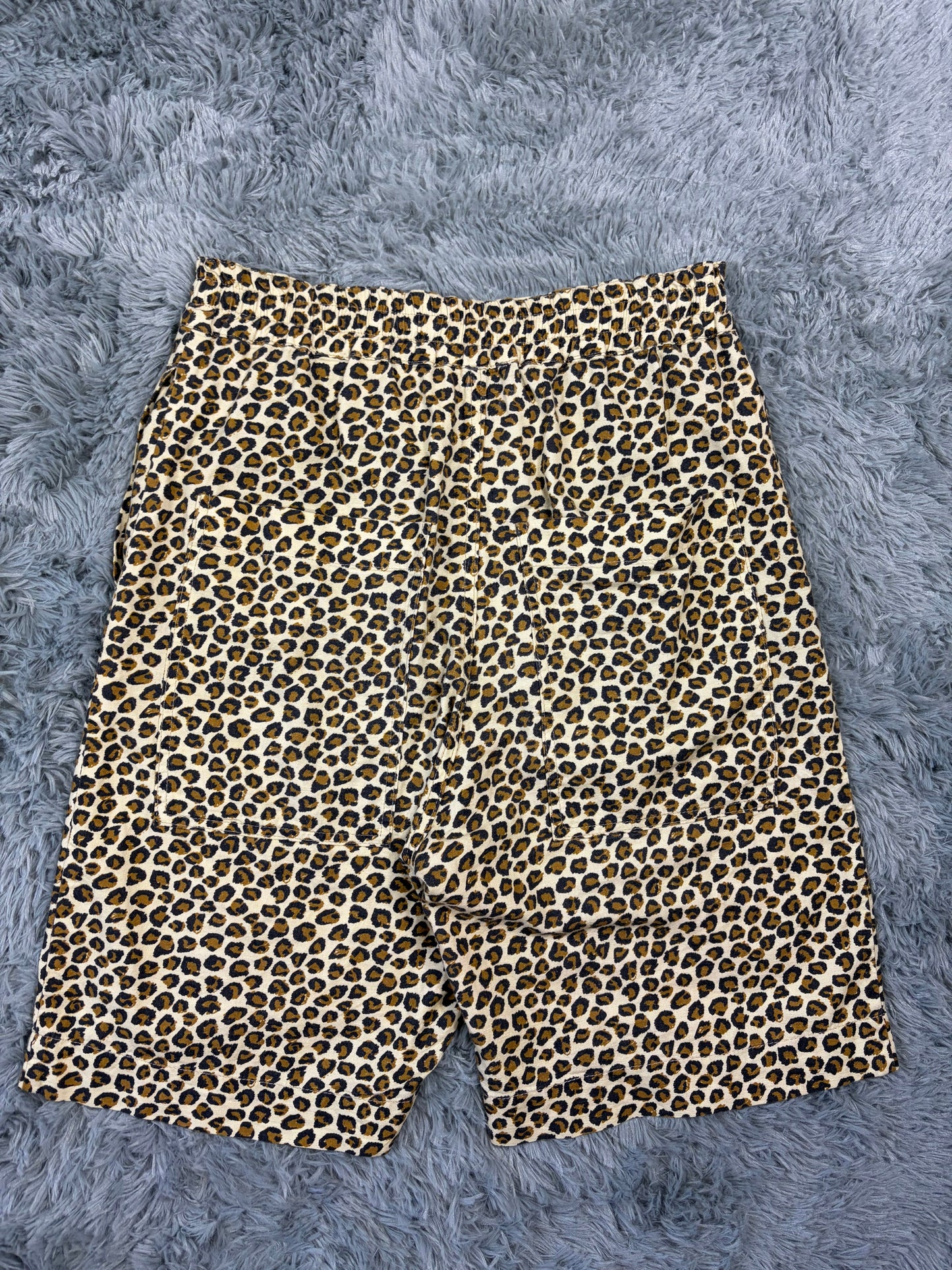 Vivienne Westwood 00’s Anglomania Leopard Print Baggy Shorts - M | O/S, Red