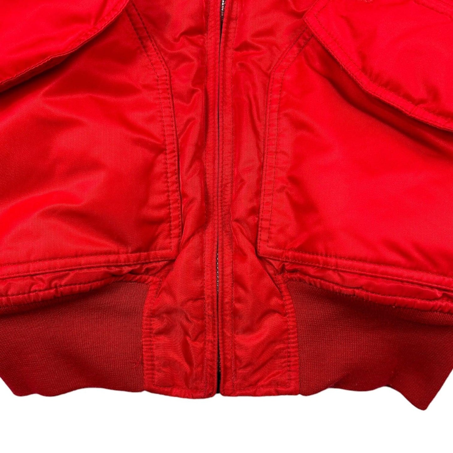 Schott NYC Red Bomber Jacket - Known Source