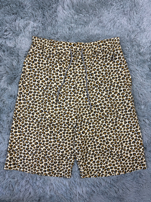 Vivienne Westwood 00’s Anglomania Leopard Print Baggy Shorts - M | O/S, Red