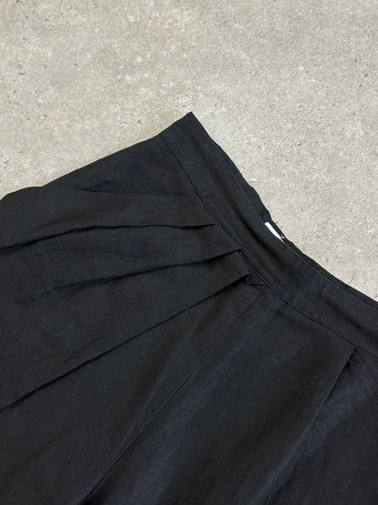 Max Mara 1990s Pure Linen Pleated Trousers - W28
