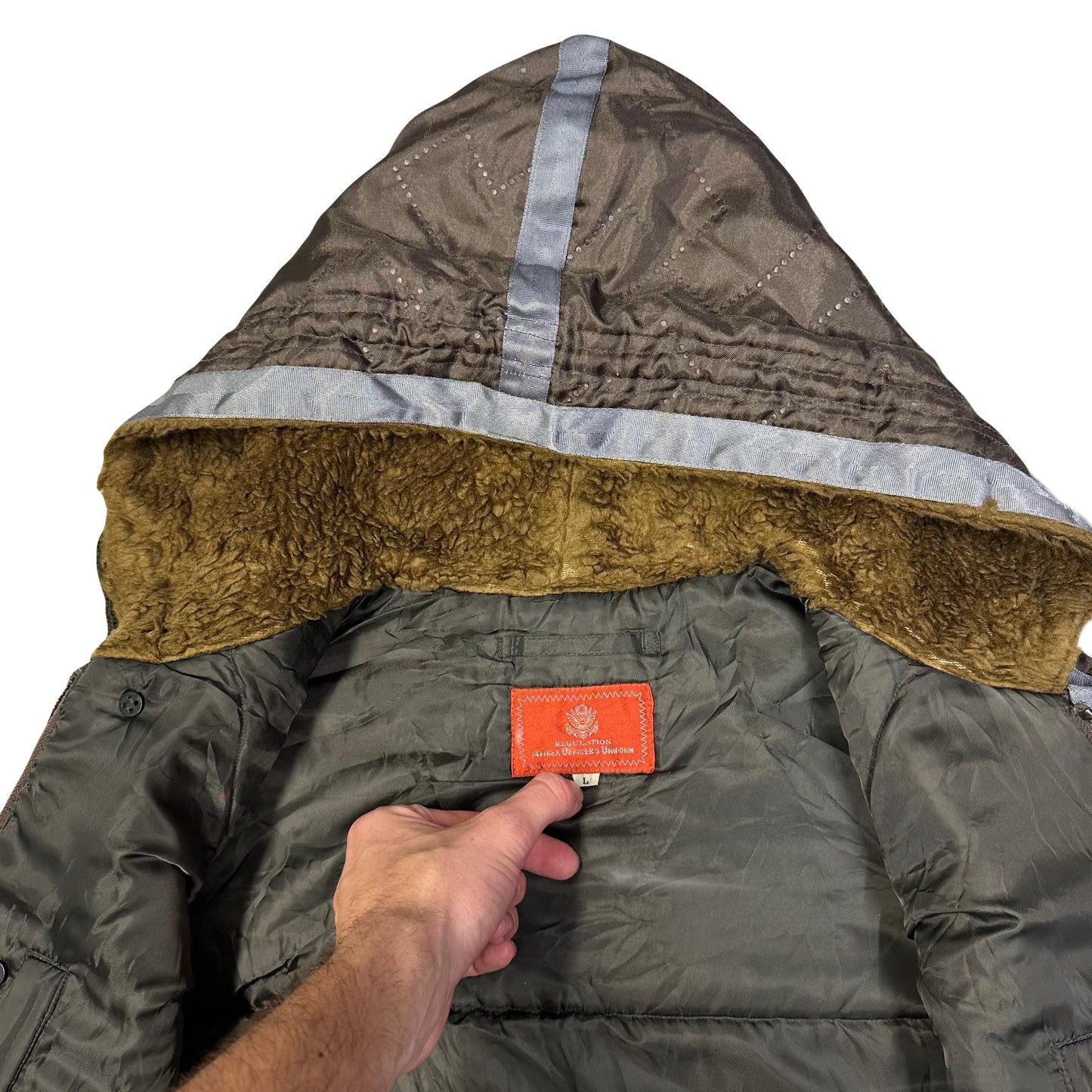 Avirex Padded Nylon Jacket ( L )