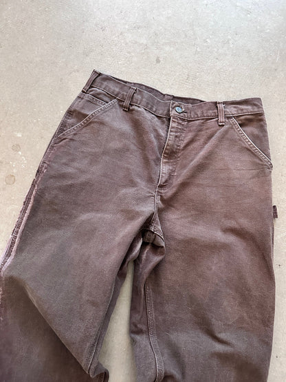 Carhartt Carpenter Pants - 34 x 32 | Brown, Red