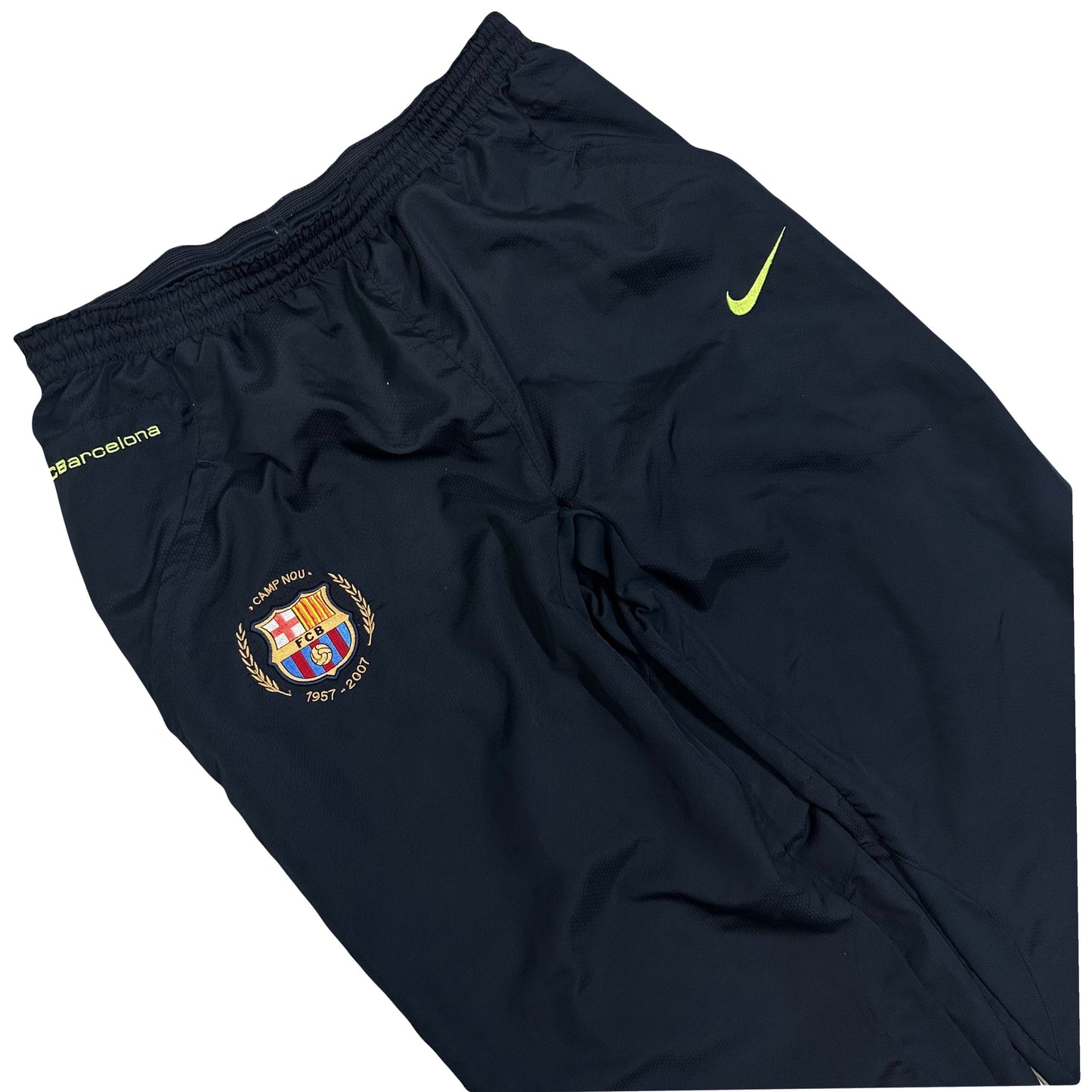 Nike Barcelona 2007 Nou Camp Anniversary Tracksuit Bottoms In Navy ( L )