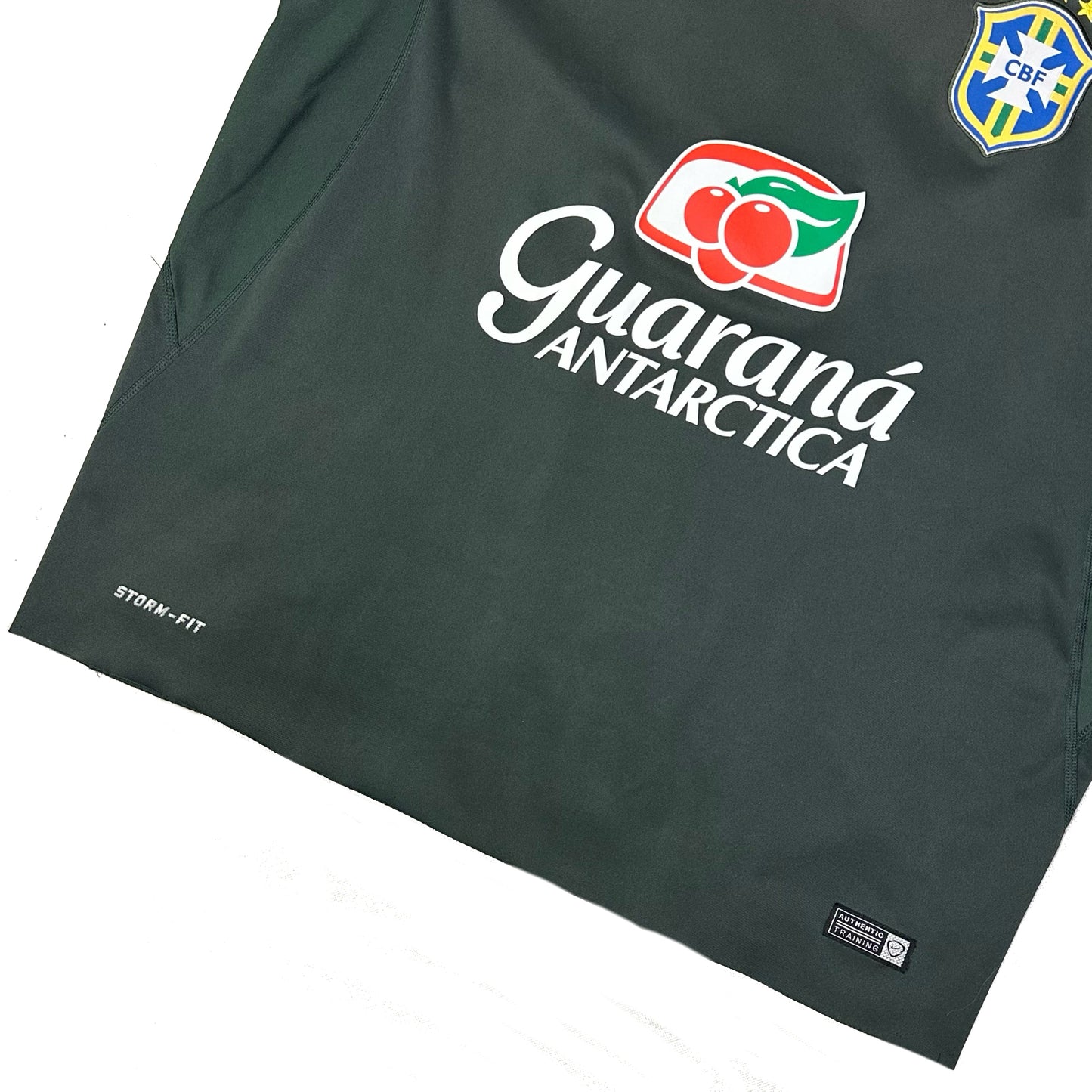Nike Brazil 2014/15 Training Sweatshirt In Green ( XL )