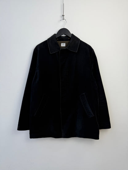 C.P. Company 00s Moleskin Car Coat | Large, Red
