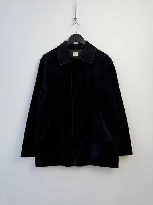 C.P. Company 00s Moleskin Car Coat | Large, Red