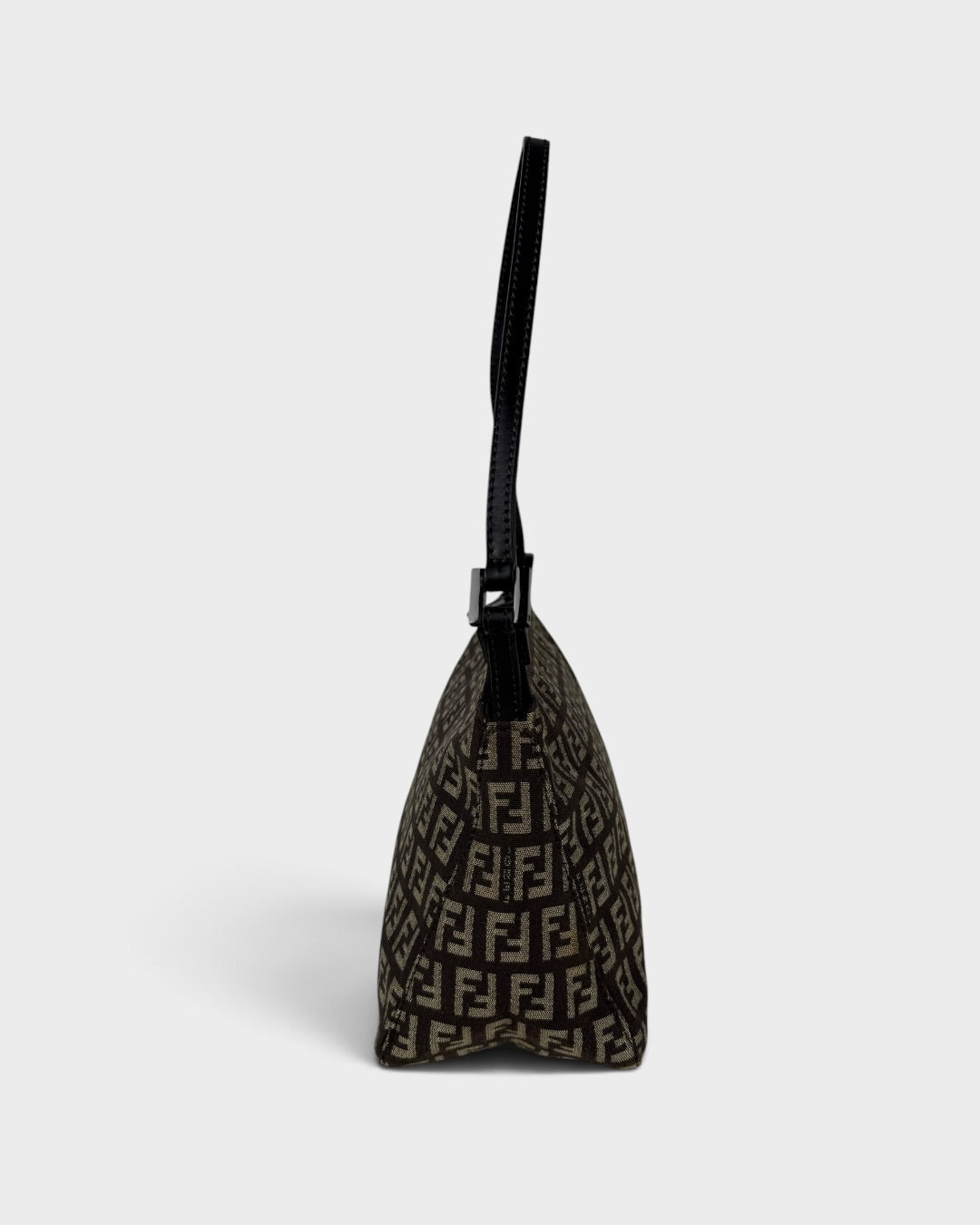 90s Fendi Zucca Brown Shoulder Bag | O/S, Multicoloured