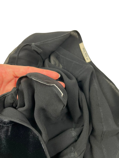 Miu Miu 1990s velvet sheer slip dress