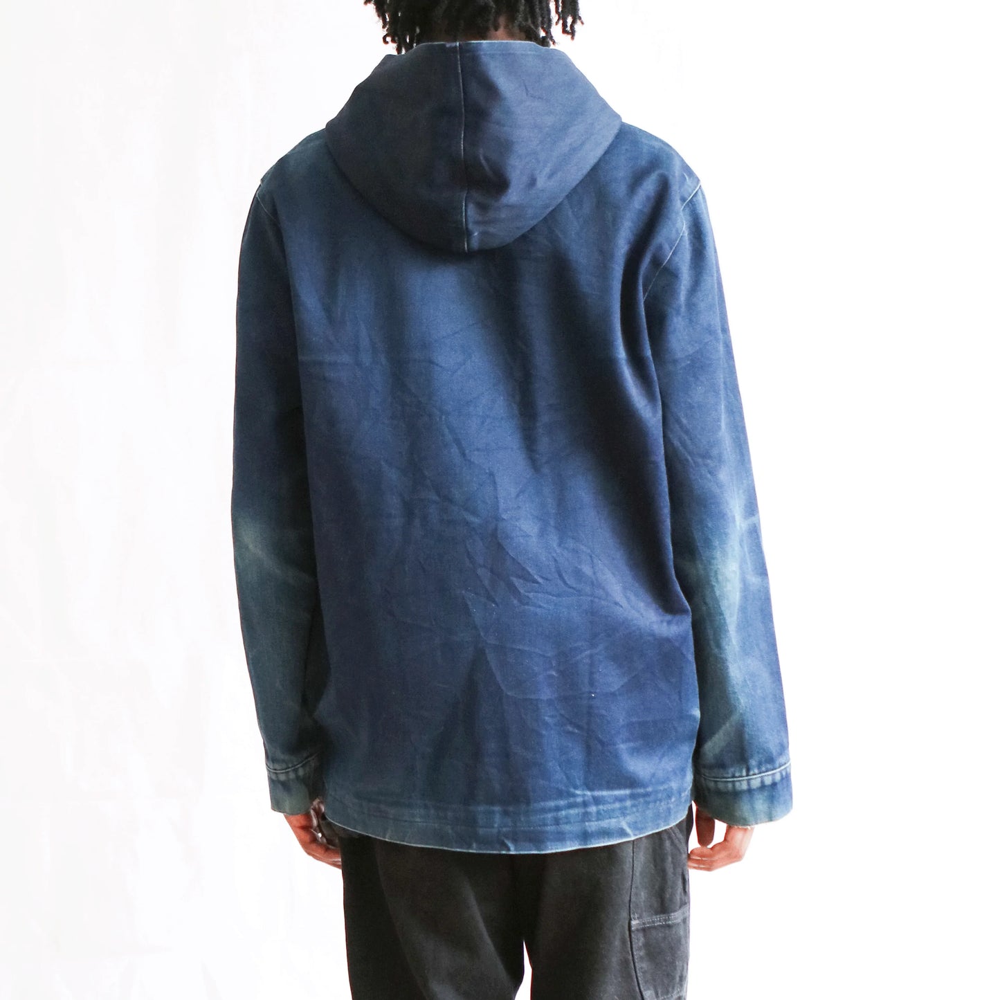 A.P.C. DENIM HOODED PARKA (S)  (S)