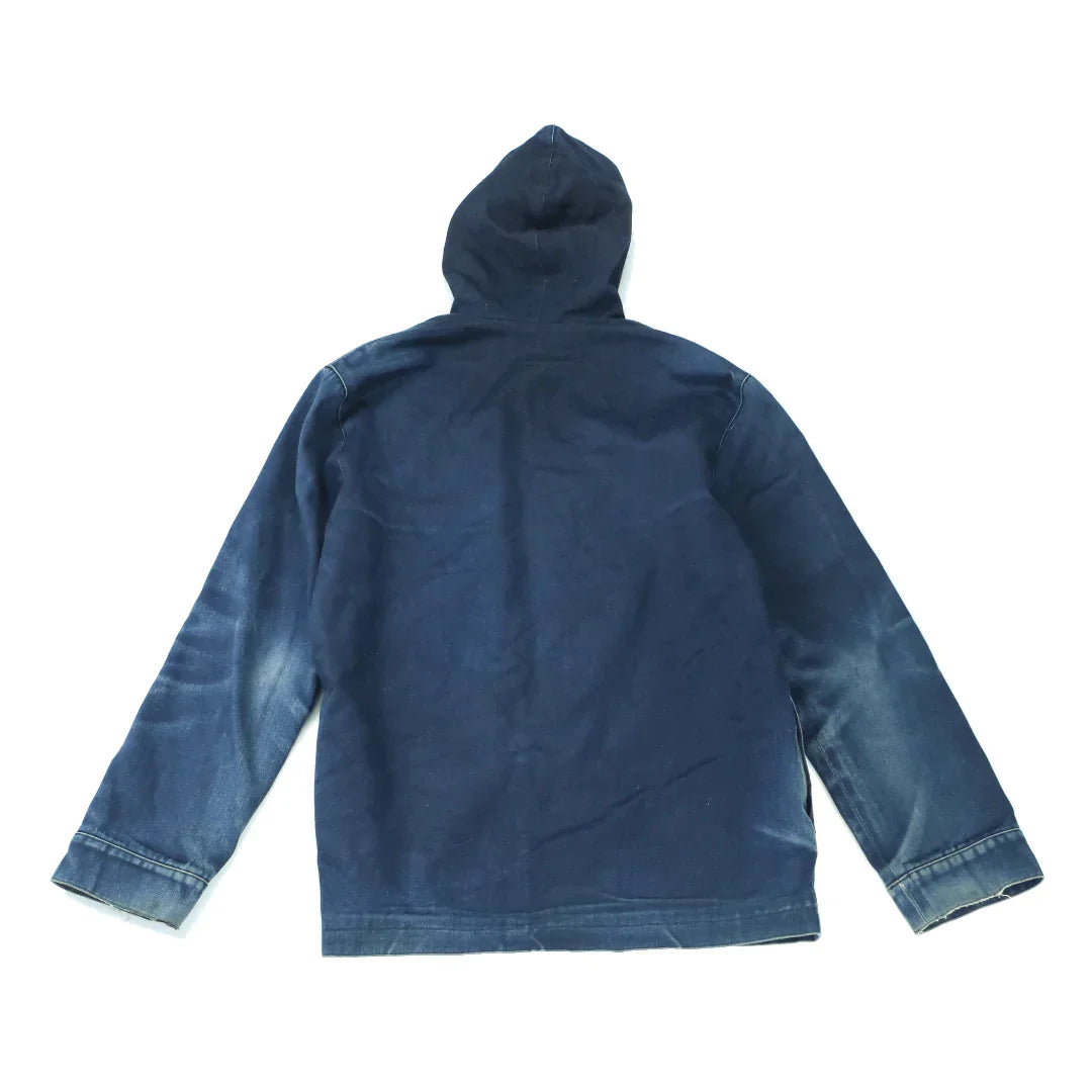 A.P.C. DENIM HOODED PARKA (S)  (S)