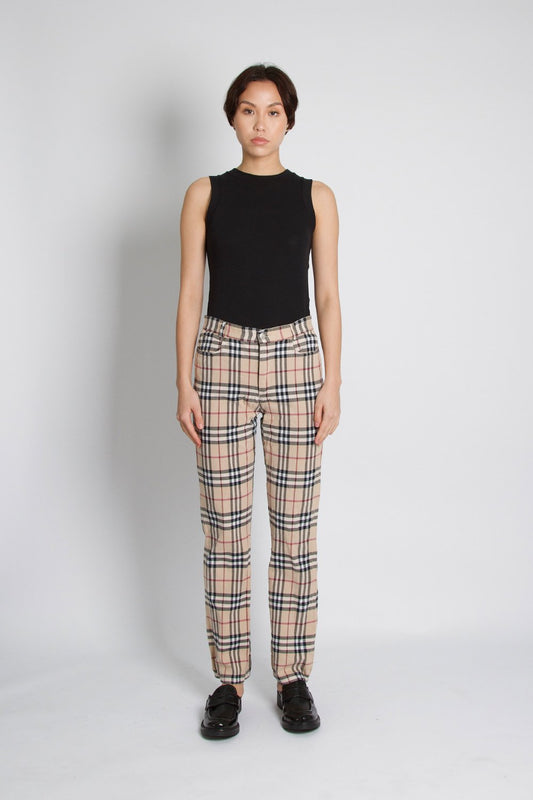 Burberry Vintage Nova Check Trousers