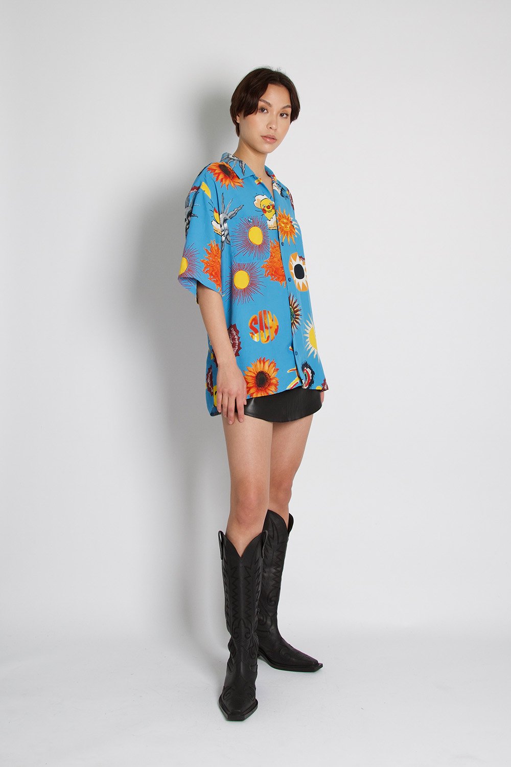 Moschino Vintage Sun Print Shirt