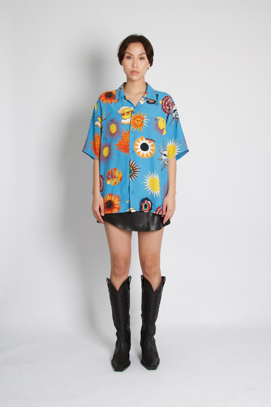 Moschino Vintage Sun Print Shirt