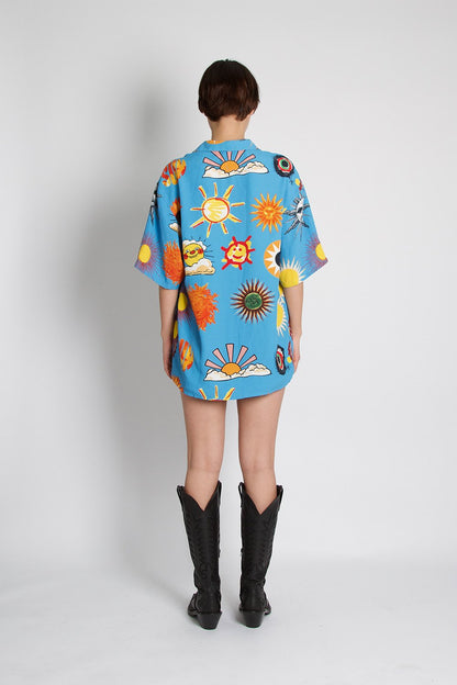 Moschino Vintage Sun Print Shirt