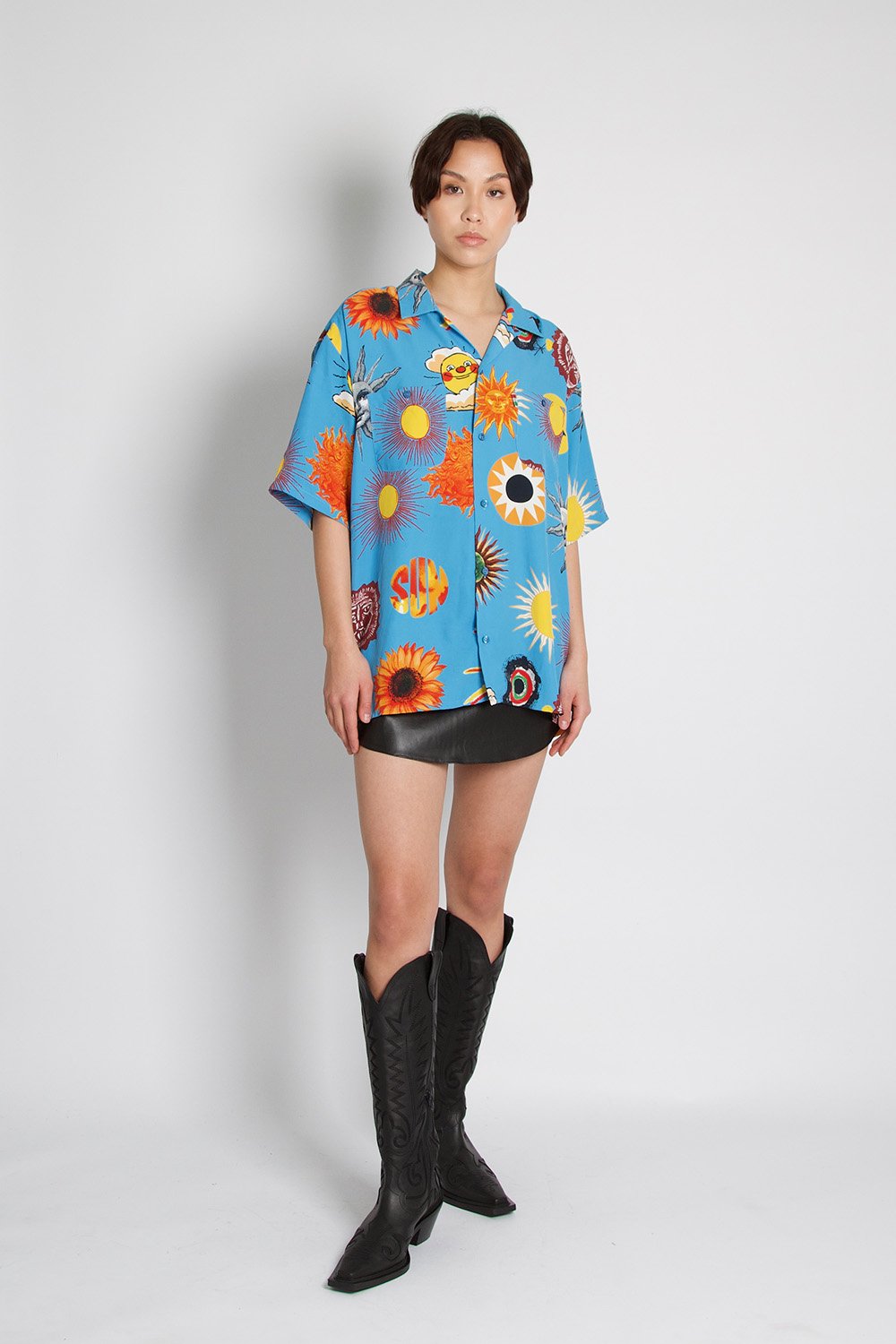 Moschino Vintage Sun Print Shirt