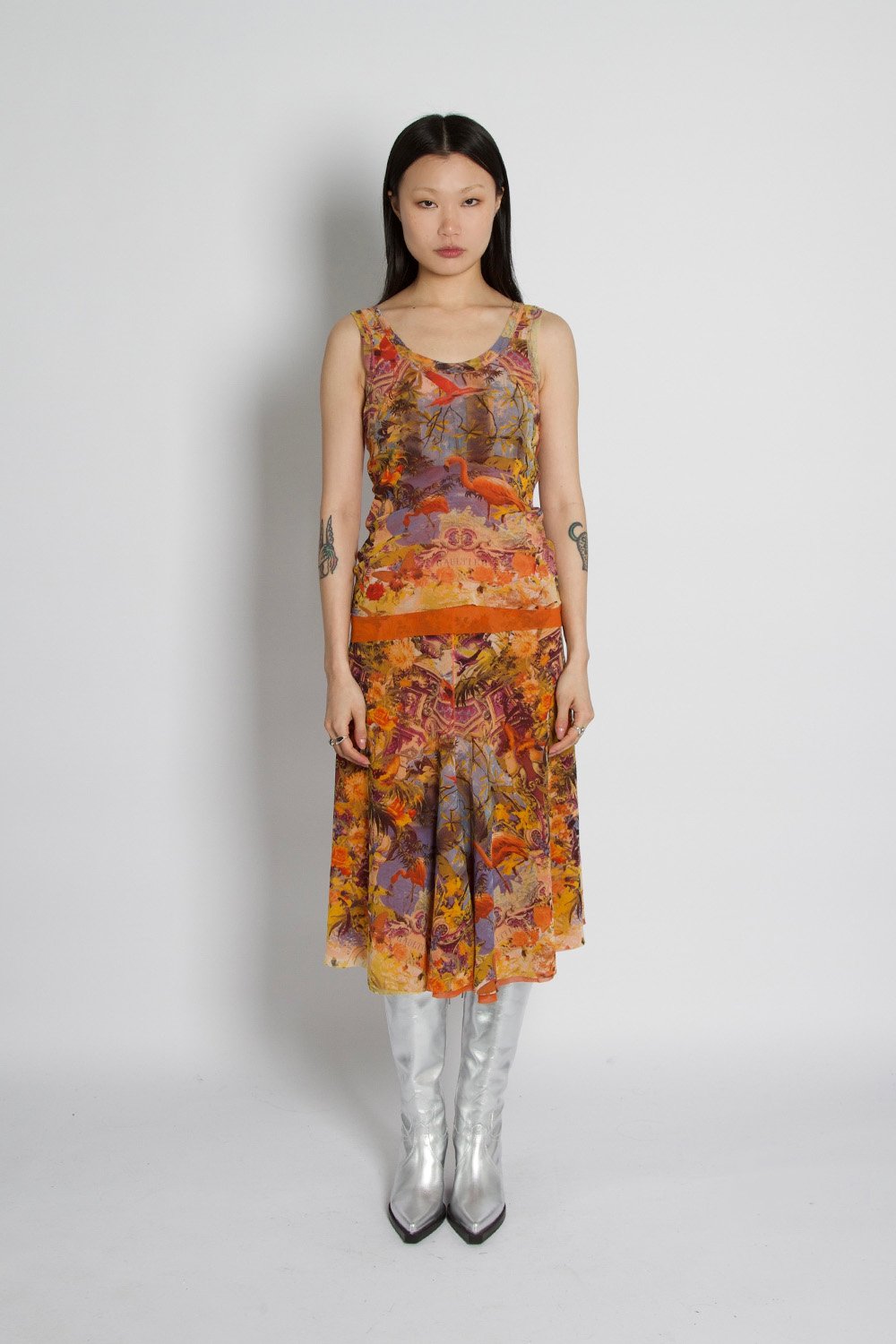 Jean Paul Gaultier 1990s Vintage Soleil Co-ord Set