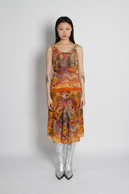 Jean Paul Gaultier 1990s Vintage Soleil Co-ord Set