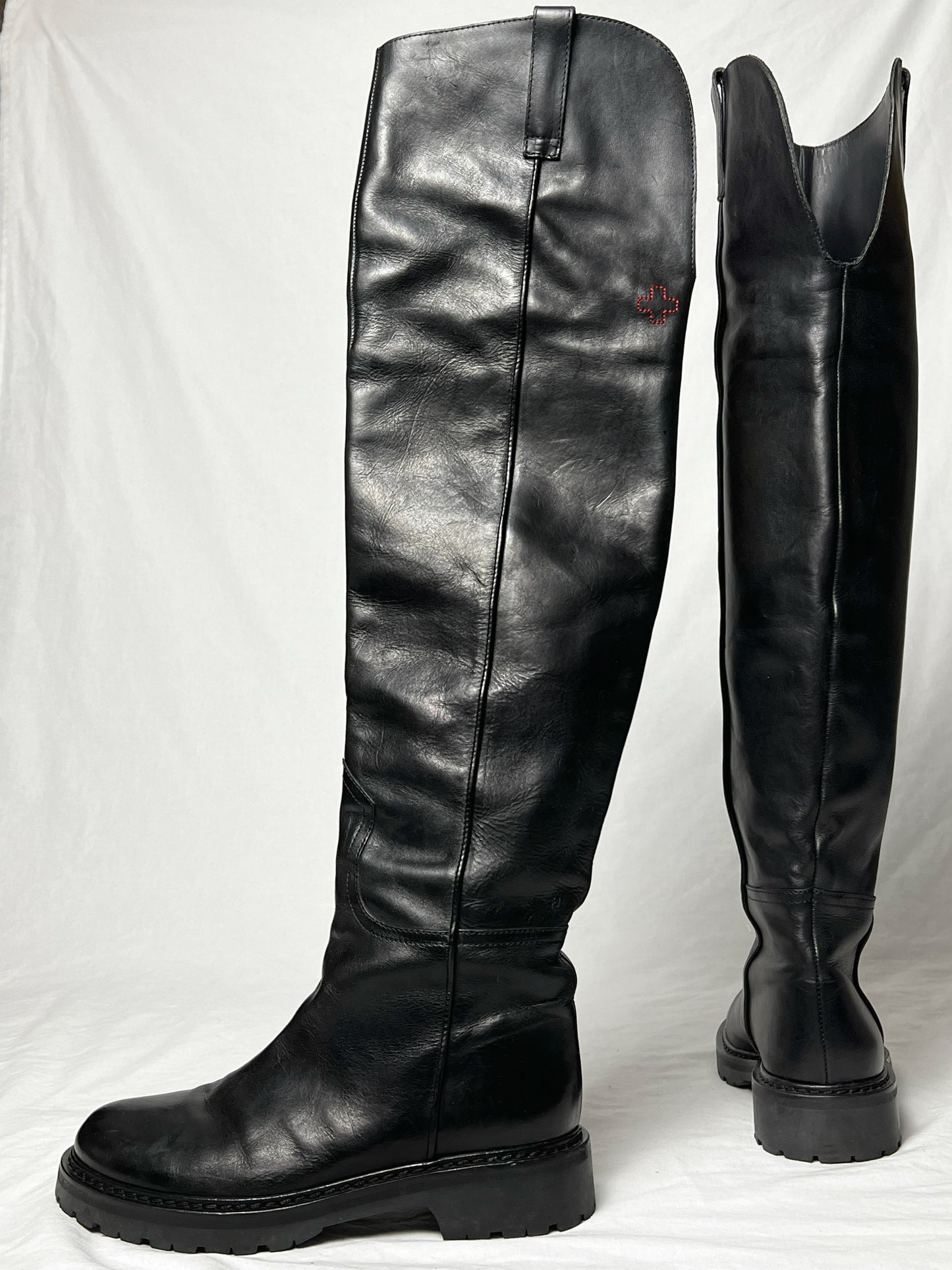 AF VANDEVORST KNEE HIGH BOOTS | DEFAULT TITLE, Black