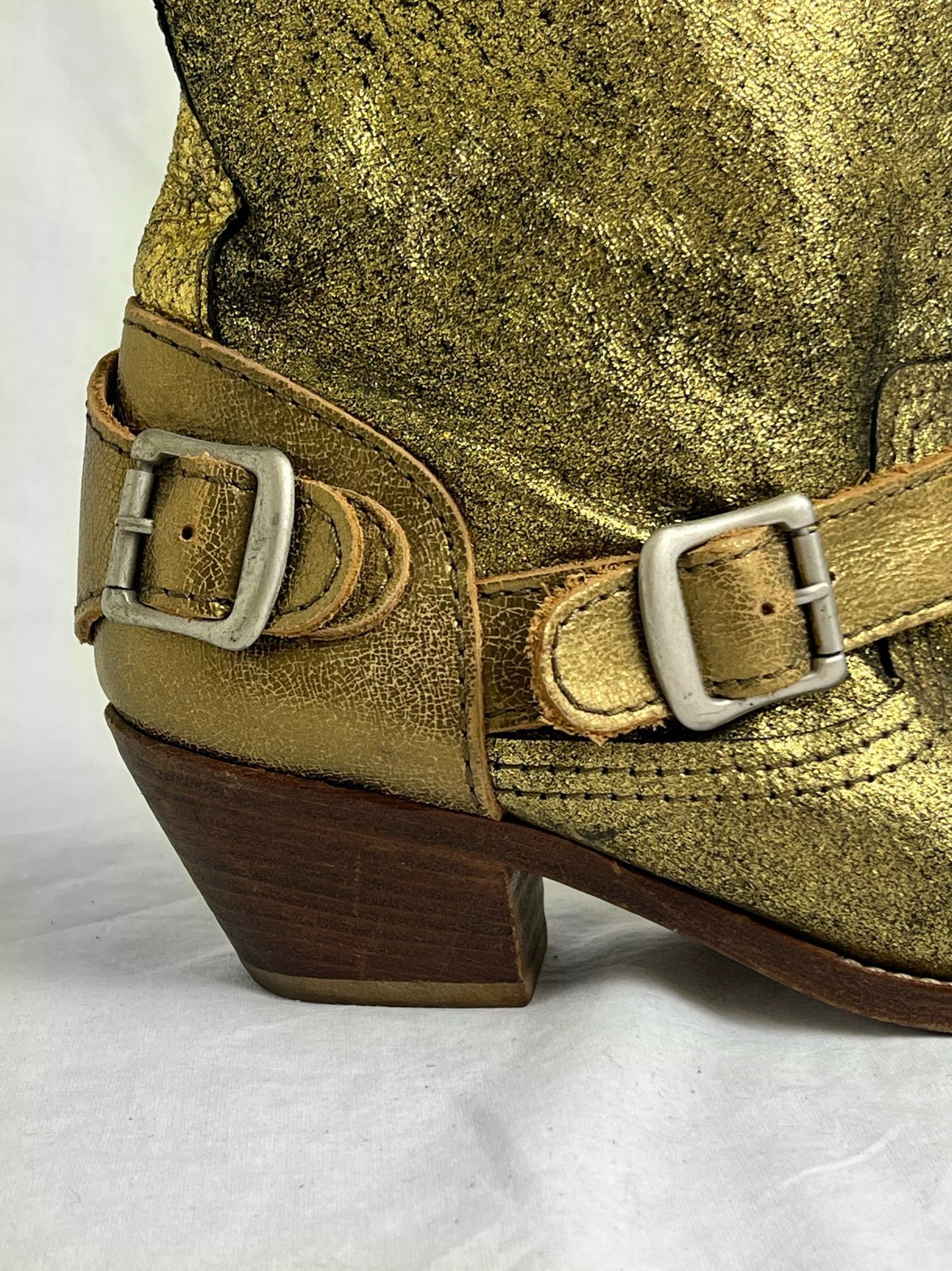 JUNYA WATANABE GOLD BUCKLE BOOT | Default Title, Gold