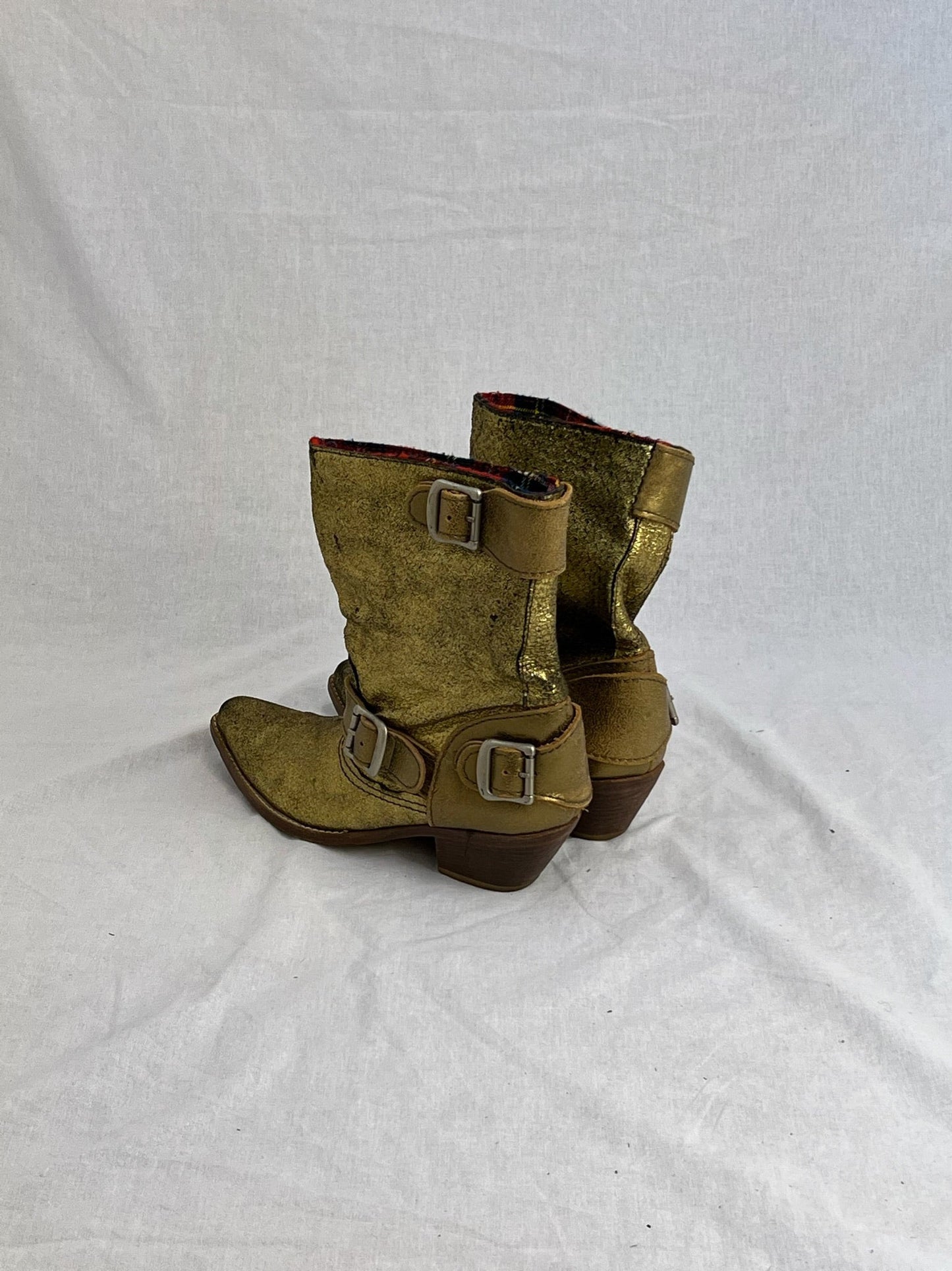JUNYA WATANABE GOLD BUCKLE BOOT | Default Title, Gold