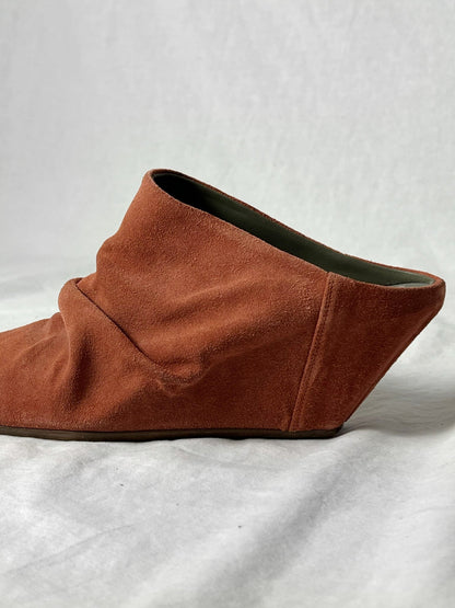 RICK OWENS SUEDE MULE | Default Title, Coral