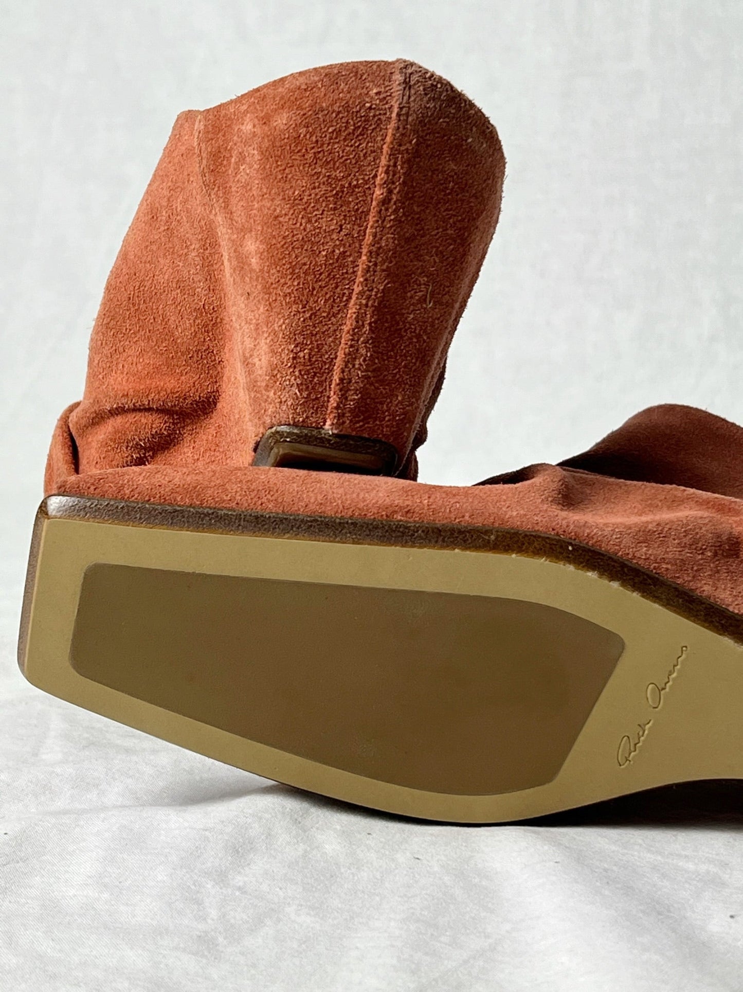 RICK OWENS SUEDE MULE | Default Title, Coral