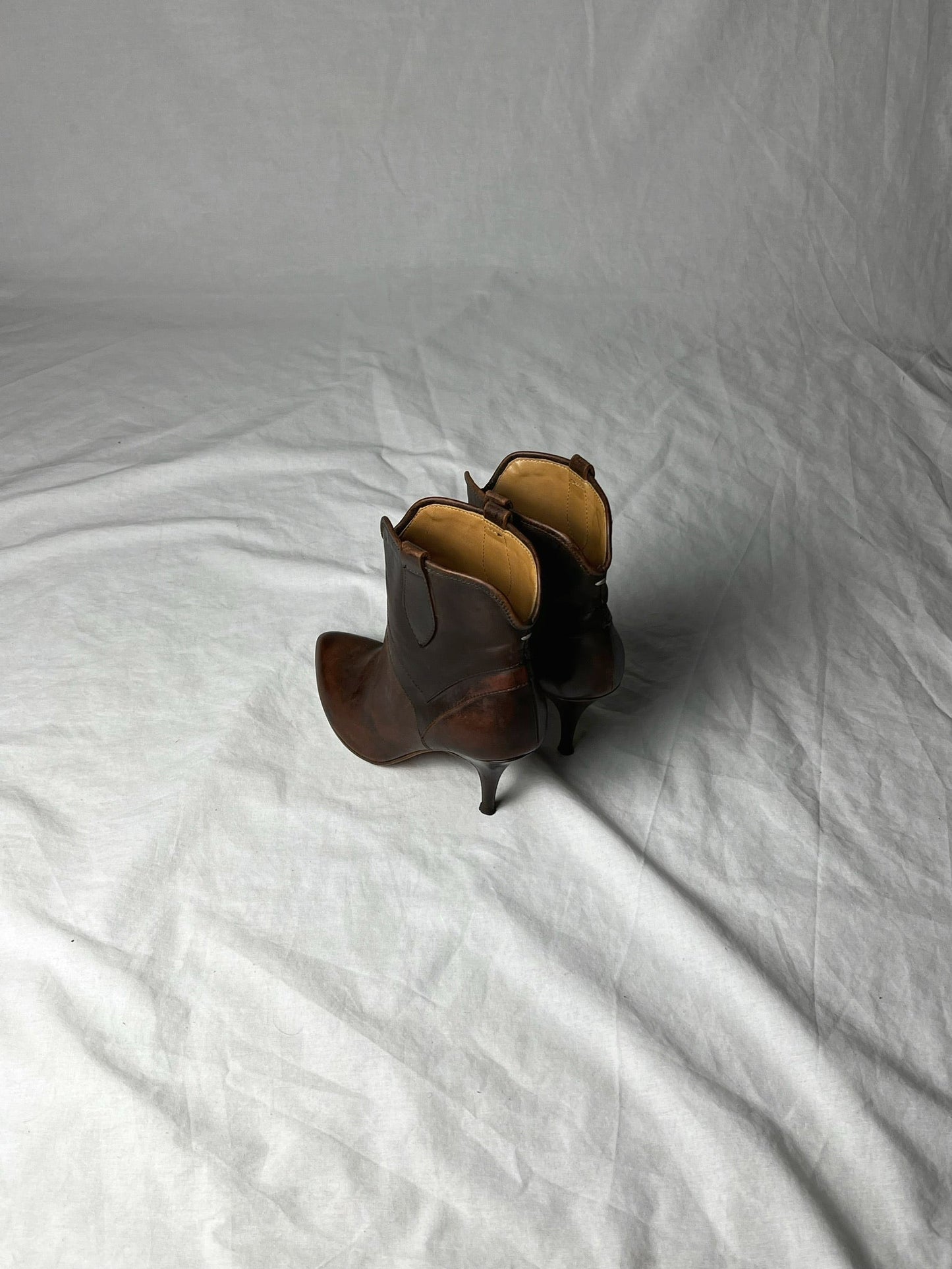 MARGIELA WESTERN HEELS | DEFAULT TITLE, Brown