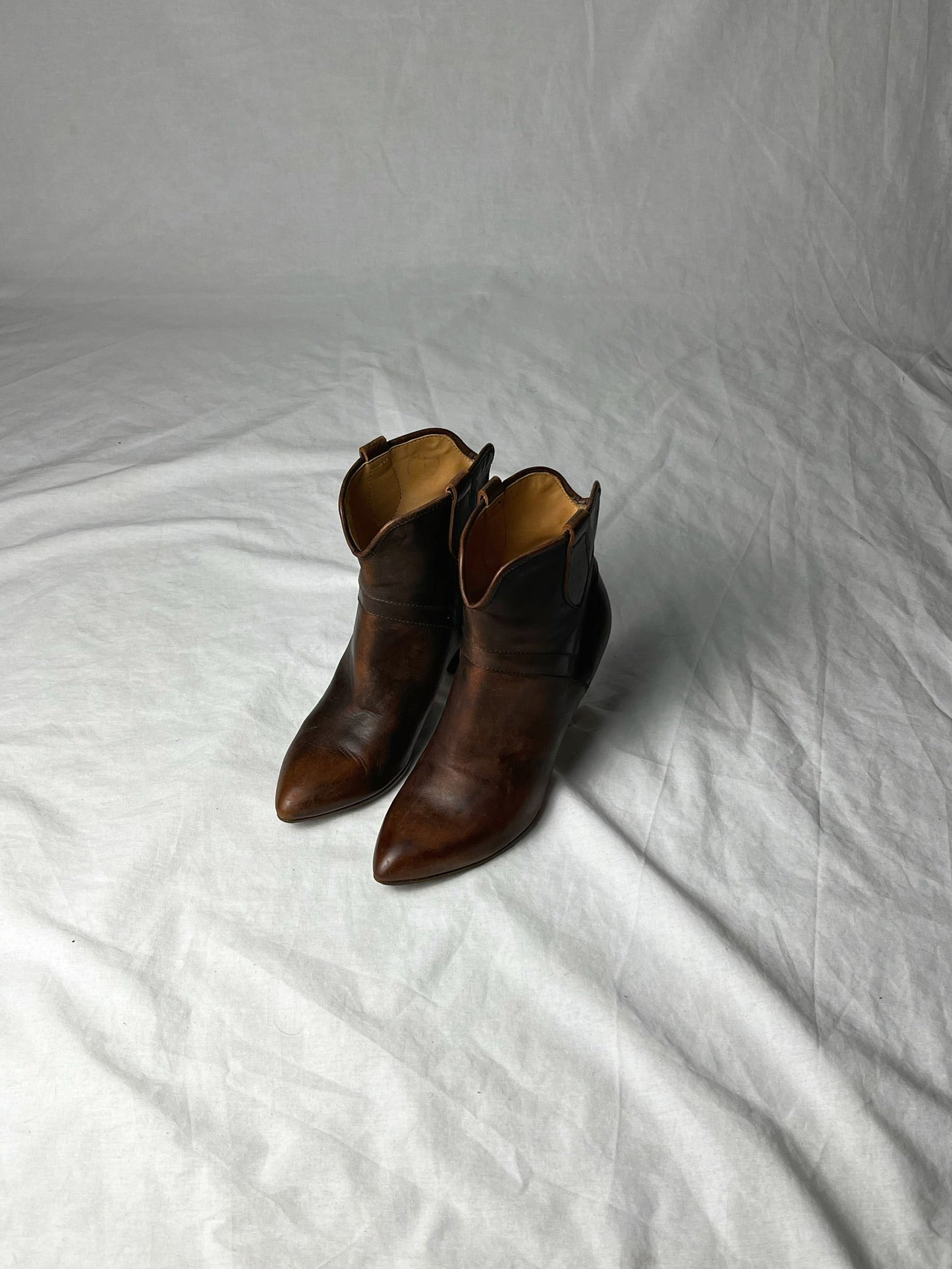 MARGIELA WESTERN HEELS | DEFAULT TITLE, Brown