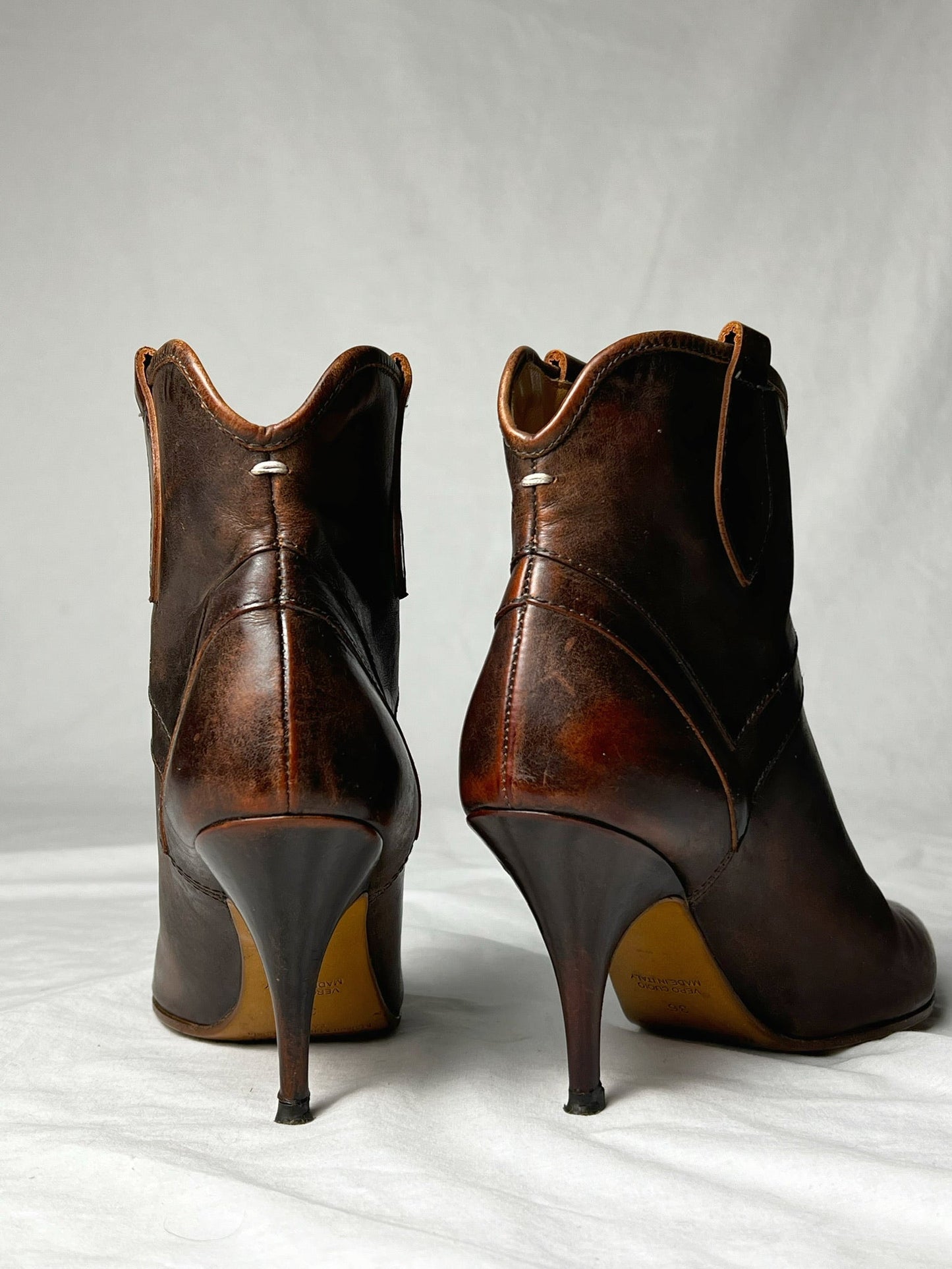 MARGIELA WESTERN HEELS | DEFAULT TITLE, Brown