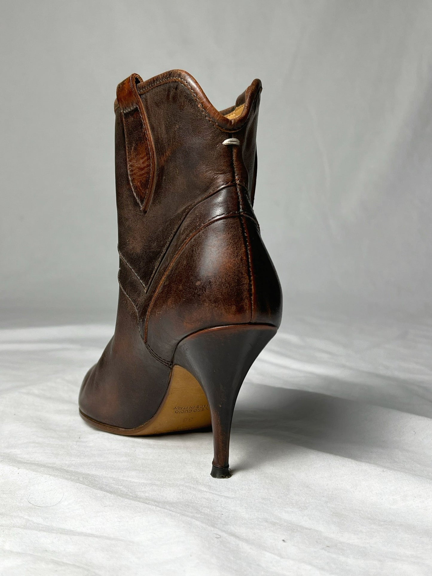 MARGIELA WESTERN HEELS | DEFAULT TITLE, Brown