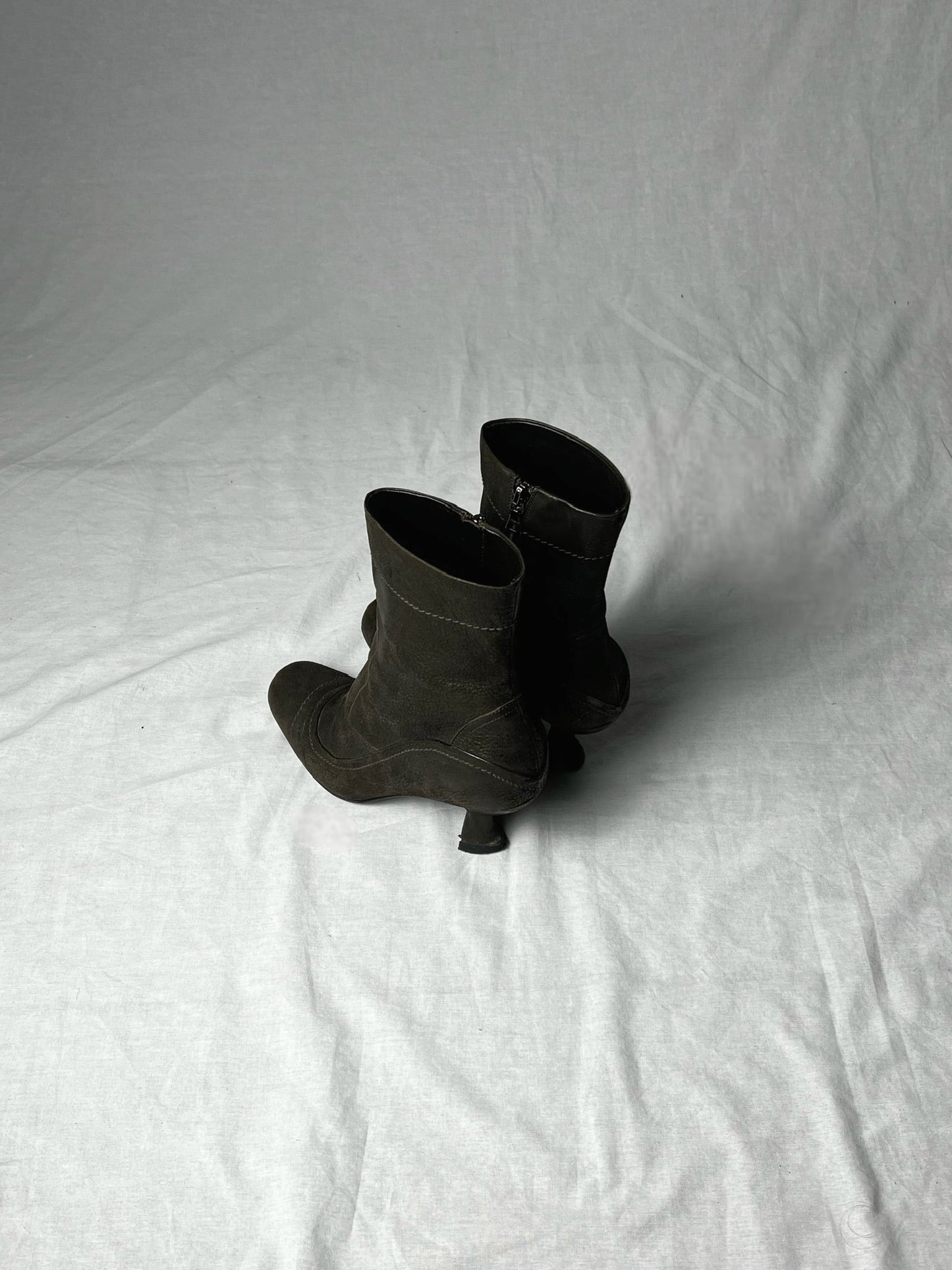 PRADA WESTERN KITTEN HEEL | Default Title, Brown