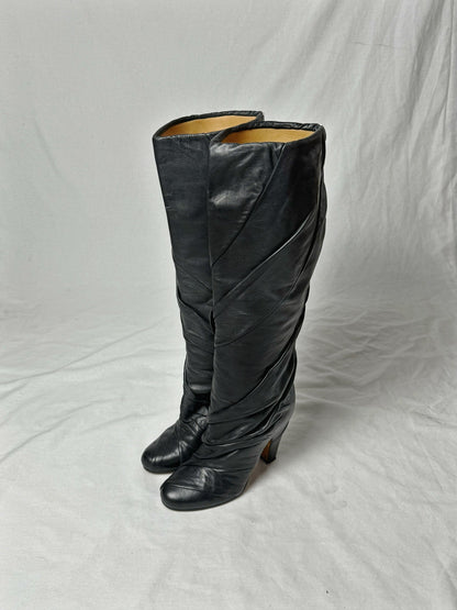 MARGIELA KNEE HIGH BOOTS (EU 37) | DEFAULT TITLE