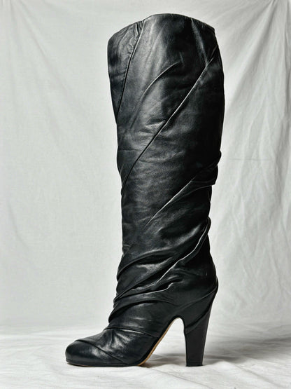 MARGIELA KNEE HIGH BOOTS (EU 37) | DEFAULT TITLE