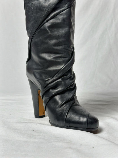 MARGIELA KNEE HIGH BOOTS (EU 37) | DEFAULT TITLE