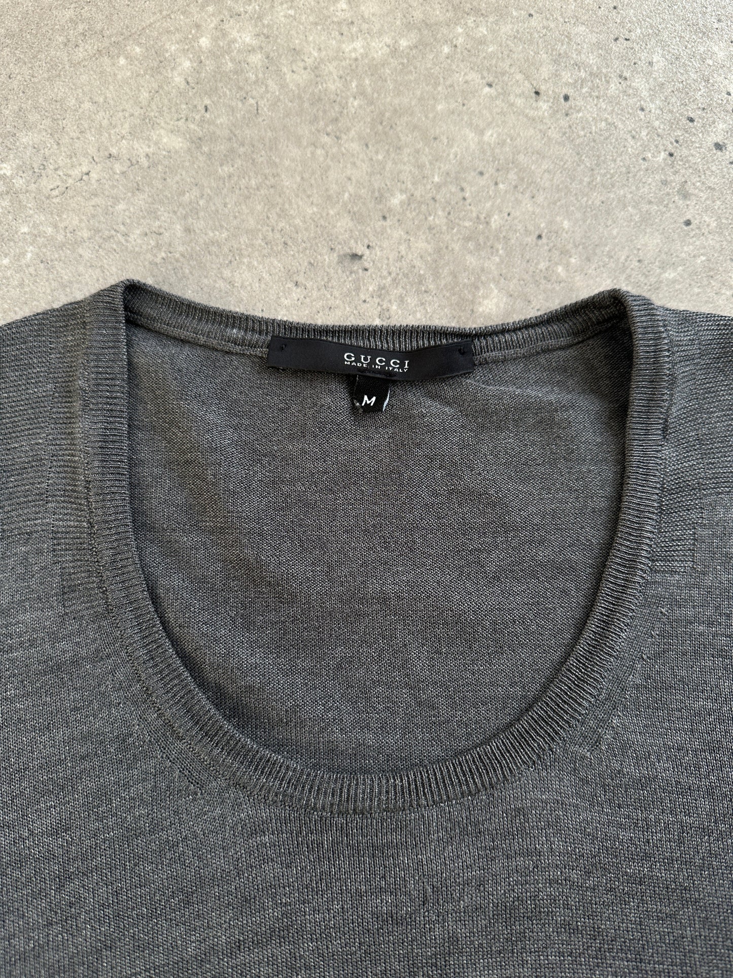 Gucci Pure Silk Lightweight Knitted Jumper - M