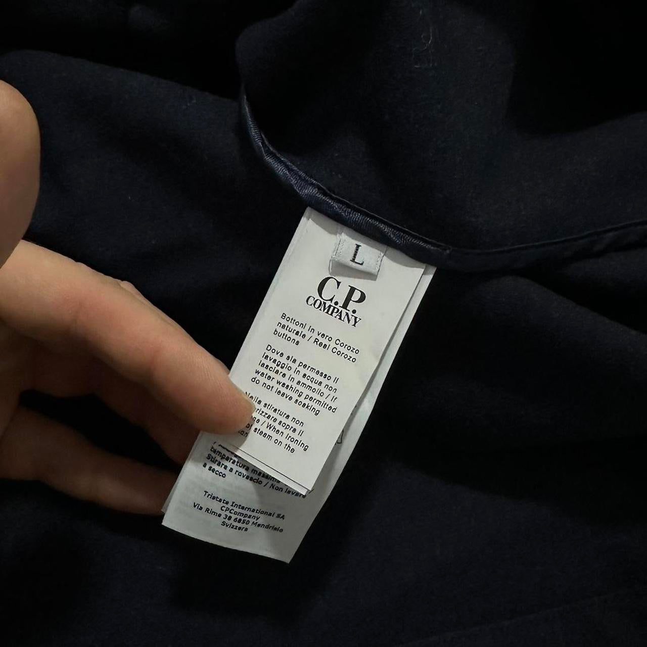 CP Company Navy Wool Overshirt