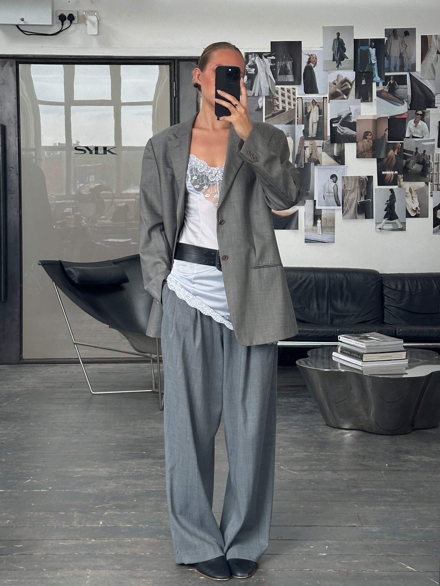 Armani Collezioni 2000s Pure Wool Single Breasted Blazer - 42L/XL