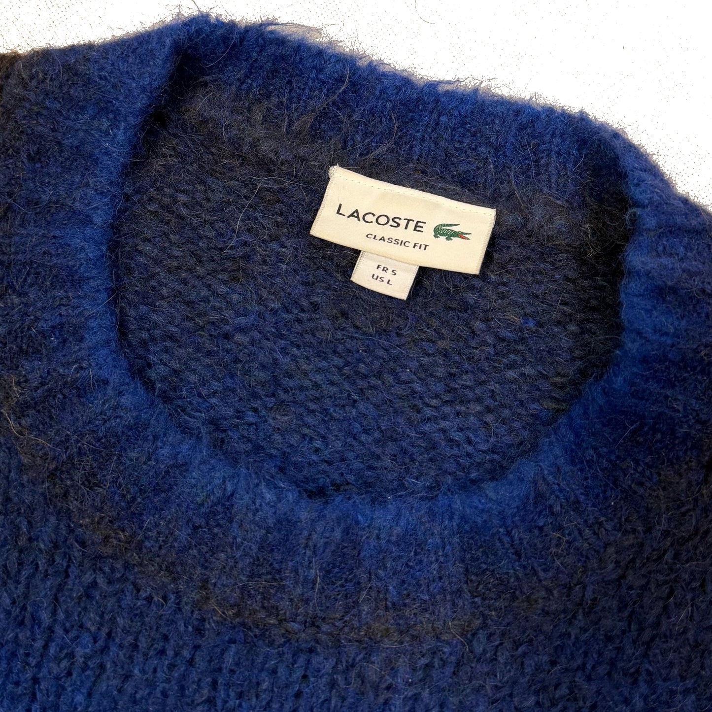 Lacoste Knitted Sweatshirt In Blue (L) | Lacoste, Blue