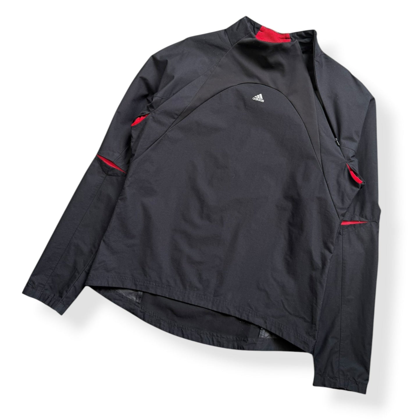 2003 Adidas Articulated Climacool Asymmetric Zip Pullover (M) | Default Title, Black