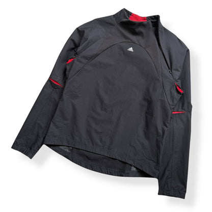 2003 Adidas Articulated Climacool Asymmetric Zip Pullover (M) | Default Title, Black