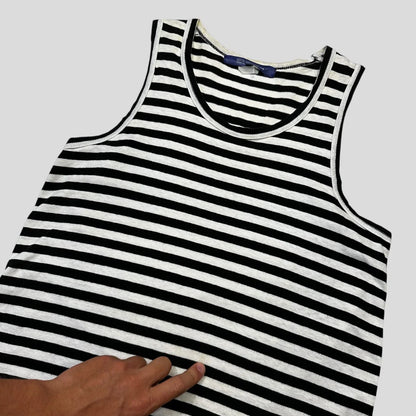 Junya Watanabe MEN 2005 Striped Cotton Vest - M