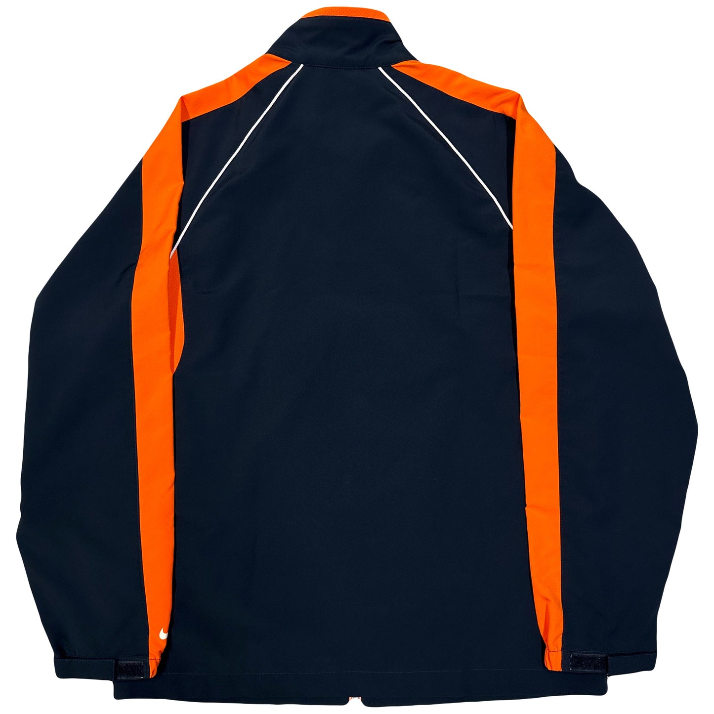 Nike 2000s Nylon Tracksuit In Navy & Orange ( S )