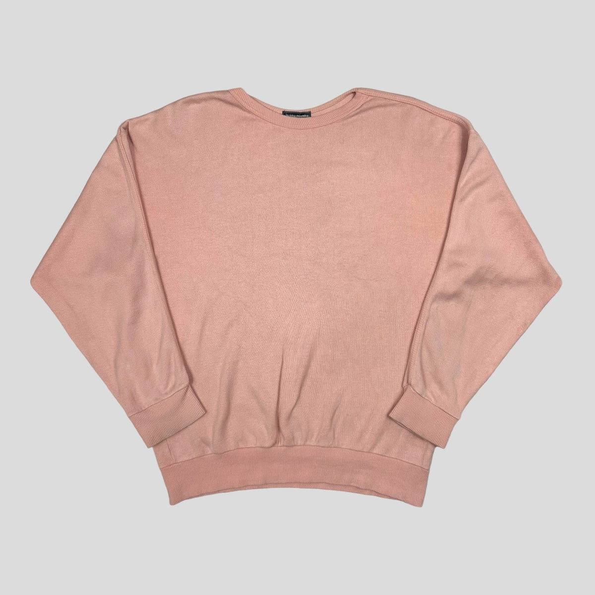 Issey Miyake Men 1989 Ribbed Logo Knit - M | Pink