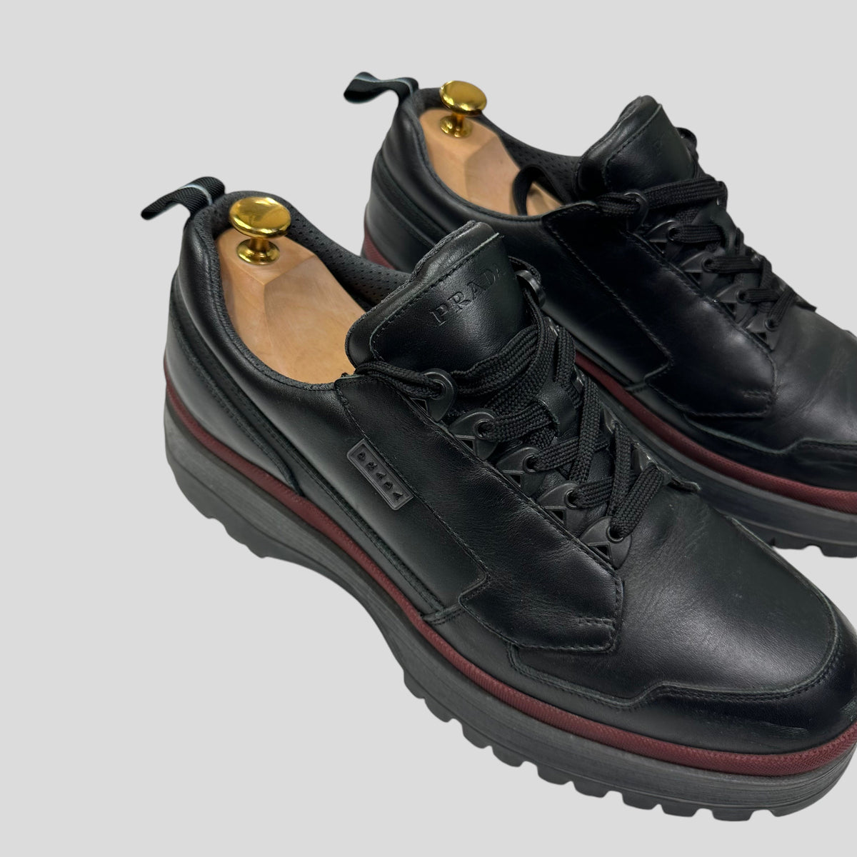 Prada Milano FW18 Leather Low Brixxen Boot - UK9 | Black