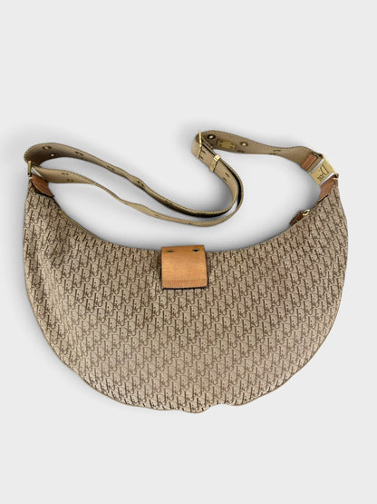 2003 Christian Dior Street Chic Large Croissant Hobo Bag | O/S, Brown