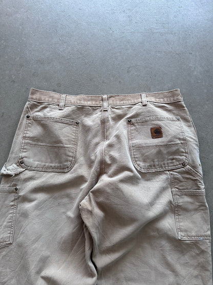 Carhartt Thrashed Double Knee Pants - 38 x 34 | W36, Red