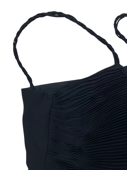 Emporio Armani pleat top | Black, Black