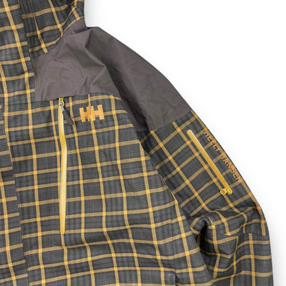 Helly Hansen Asymmetric Plaid Jacket (M) | Default Title, Navy