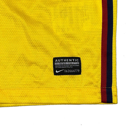 Nike Barcelona 2012/13 Away Shirt In Orange & Yellow ( S ) - Known Source