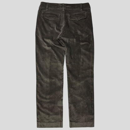 Gucci by Tom Ford 2004 Velvet Corduroy Western GG Logo Trousers - IT46
